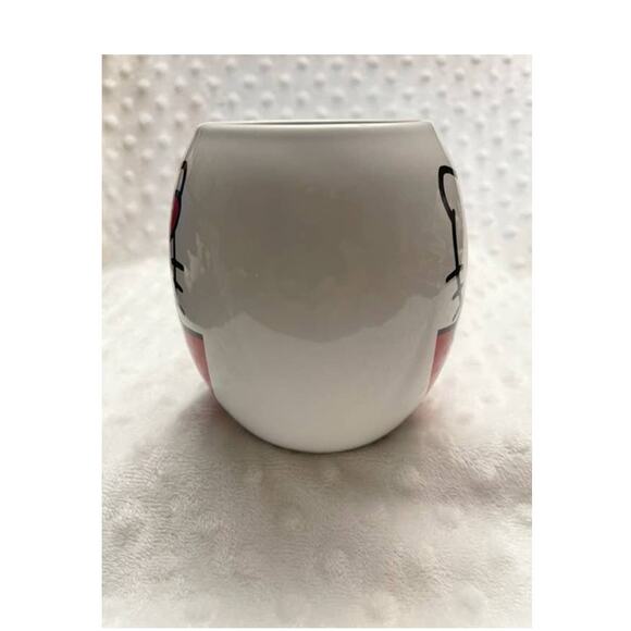 Hello Kitty I Love Apples 18oz Barrel Shaped Large 18oz Ceramic Coffee Mug-NEW - Picture 4 of 6